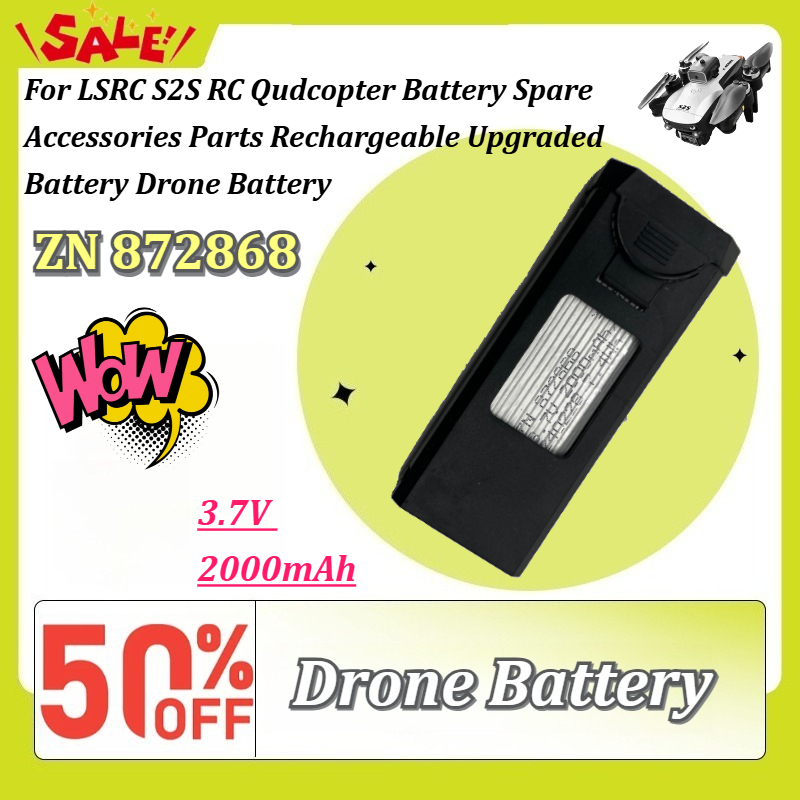 Eachine Drone E58 - Yeni ZN872868 3.7V 2000mAh LSRC S2S
