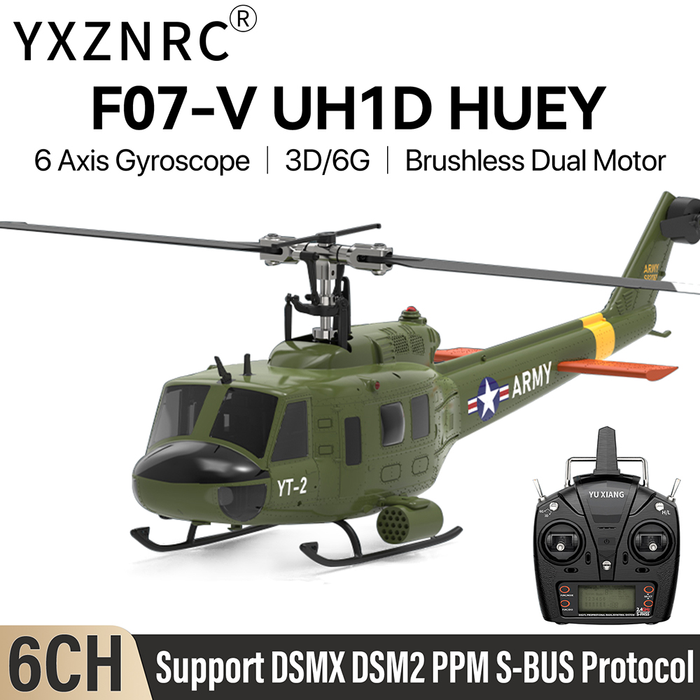 Rc Helicopter Gyro - Yeni YUXIANG RC Helikopter F07-V UH-1