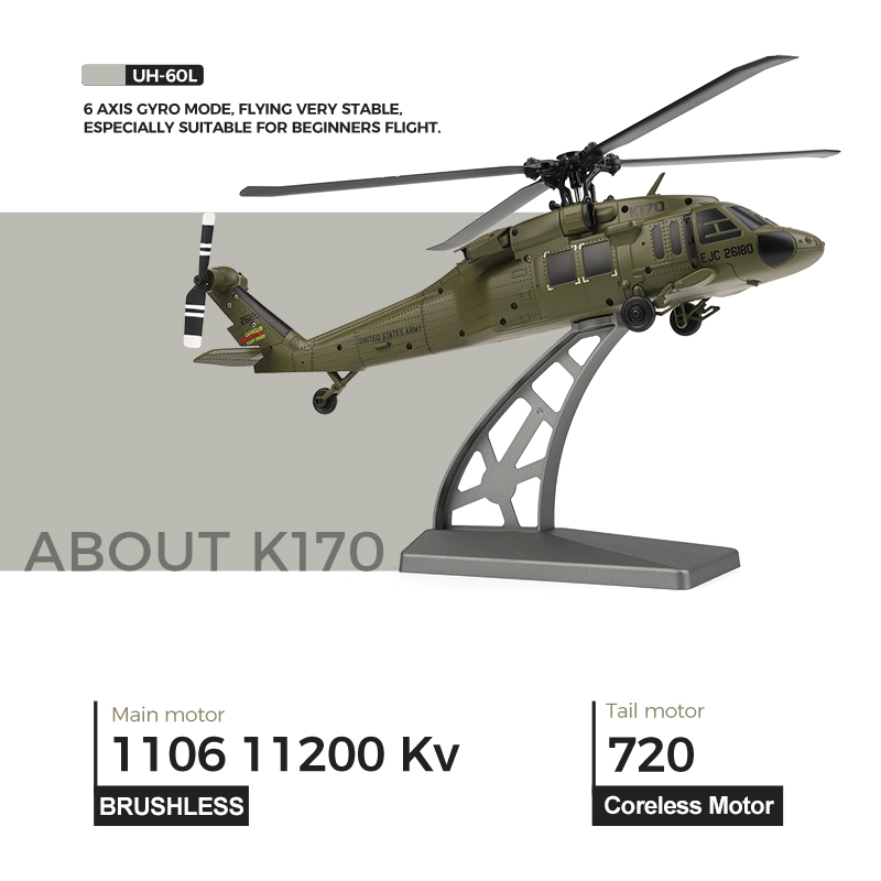 UH-60L Fırçasız RC Helikopter  - Rc Helicopter Gyro incelemesi ve fiyatı